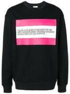Calvin Klein Jeans Est. 1978 Printed Sweatshirt - Black