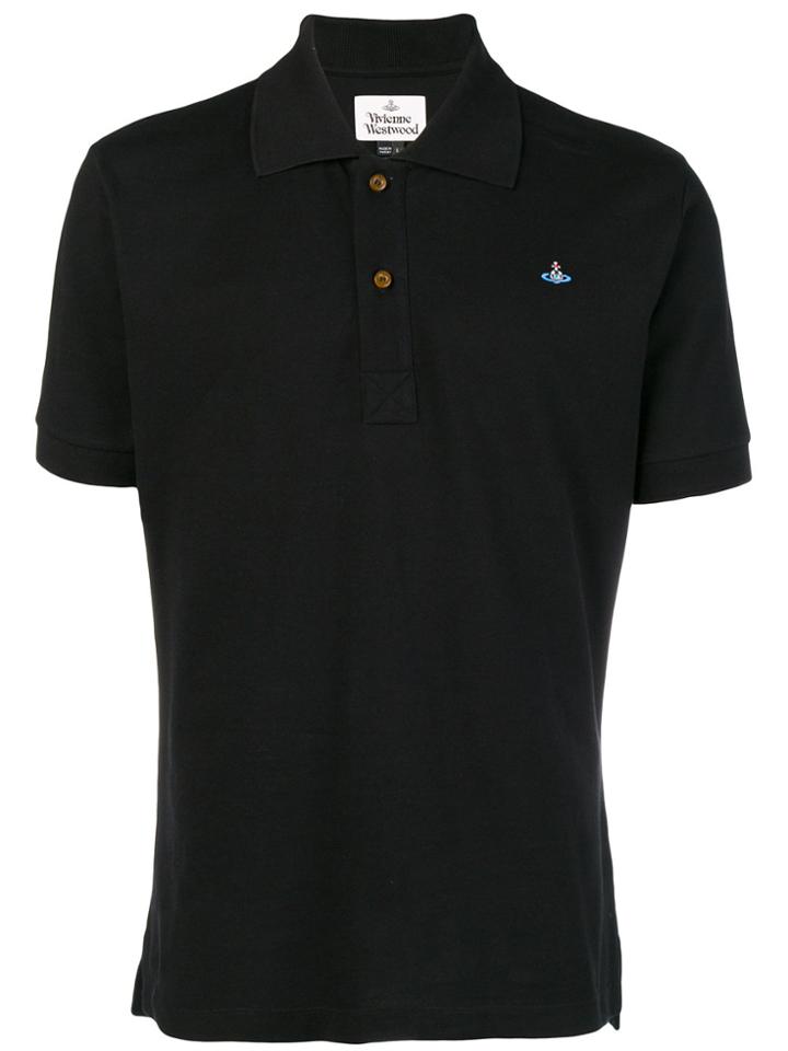 Vivienne Westwood Piqué Polo Shirt - Black