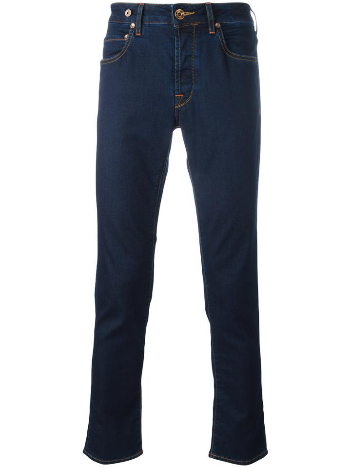 Jacob Cohen - Slim-fit Jeans - Men - Cotton/polyester/spandex/elastane - 32, Blue, Cotton/polyester/spandex/elastane