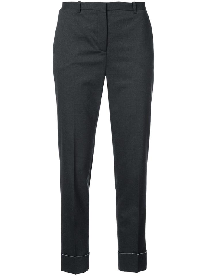 Fabiana Filippi Cropped Tailored Trousers - Grey