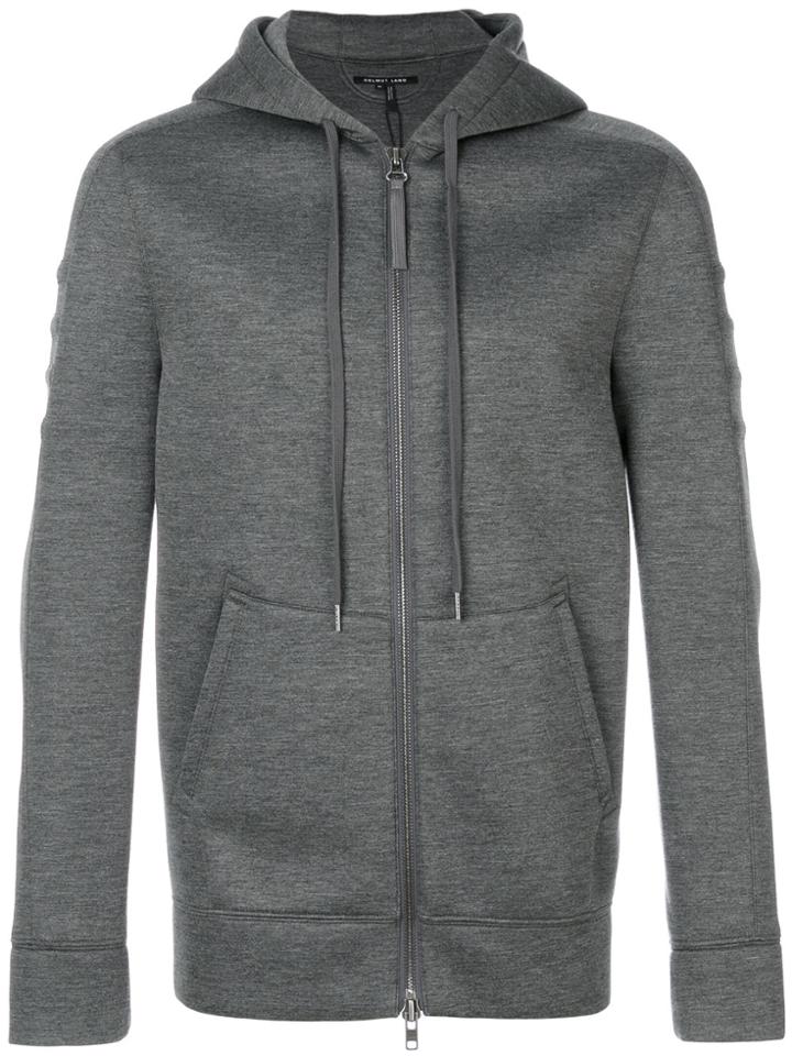 Helmut Lang Pouch Pocket Zip Hoodie - Grey