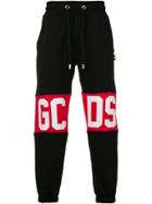 Gcds Logo Stripe Joggers - Black