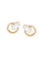 Miu Miu New Crystal Jewels Earrings - Gold