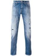 Dondup Straight Leg Jeans, Men's, Size: 30, Blue, Cotton/polyester
