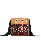 Delphine Delafon 'kilim' Fringed Embroidered Bucket Shoulder Bag, Women's