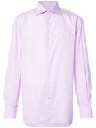 Isaia Long Sleeve Shirt - Pink & Purple