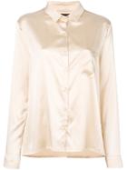 Incentive! Cashmere Longsleeved Buttoned Shirt - Nude & Neutrals