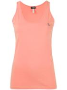 Armani Jeans - Classic Tank Top - Women - Cotton - 38, Yellow/orange, Cotton