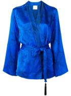 Forte Forte Belted Jacket - Blue