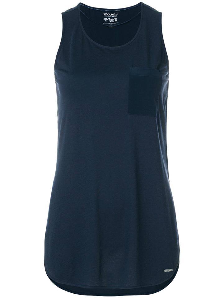 Woolrich Pocket Tank Top - Blue