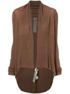 Rick Owens - Open-front Cardigan - Women - Wool - M, Pink/purple, Wool