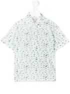 Cashmirino - Printed Polo Shirt - Kids - Cotton - 6 Yrs, White