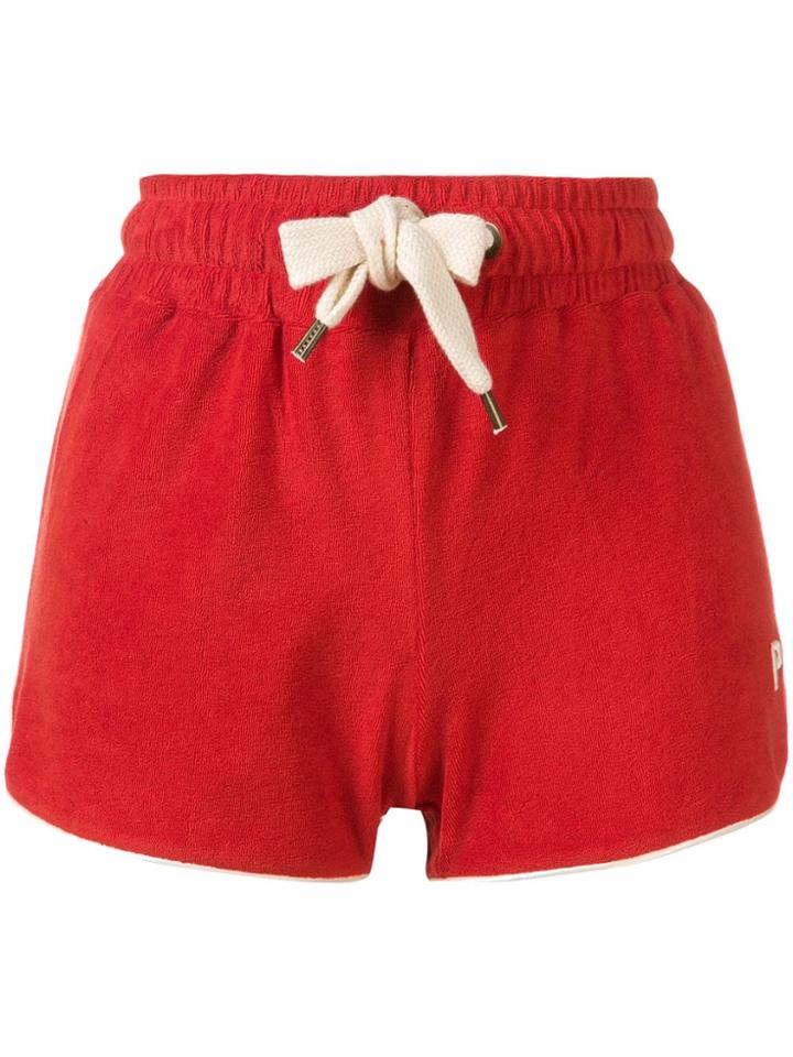 Philosophy Di Lorenzo Serafini Striped Trim Shorts - Red