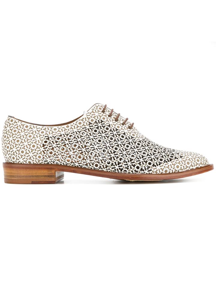 Robert Clergerie Jordan Lace Up Shoes - White