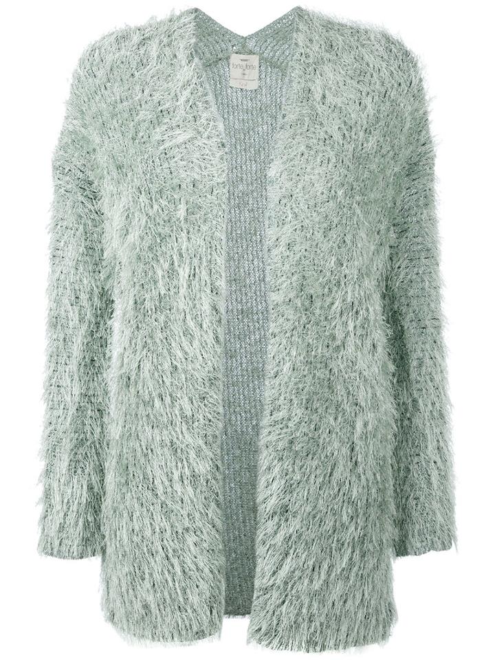 Forte Forte - Fluffy Cardigan - Women - Linen/flax/polyester/viscose - Iii, Green, Linen/flax/polyester/viscose