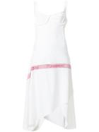Jw Anderson Tea Towel Asymmetric Dress - White