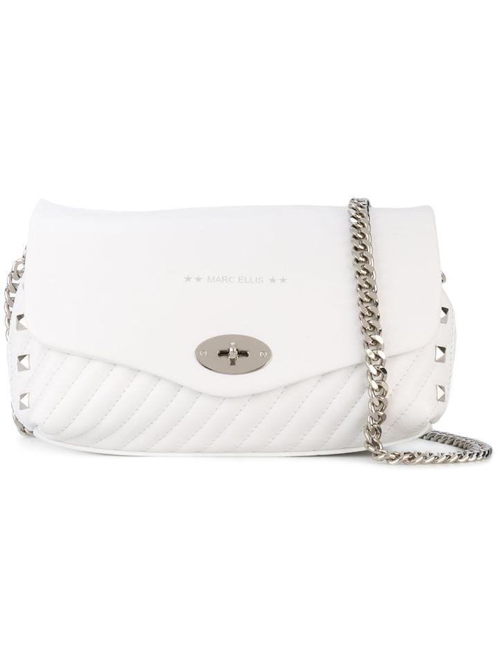 Marc Ellis - Emylie Shoulder Bag - Women - Leather - One Size, White, Leather