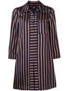 A.p.c. Striped Shirt Dress - Black