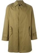 Tomorrowland Single-breasted Mid-length Coat, Men's, Size: M, Green, Cotton