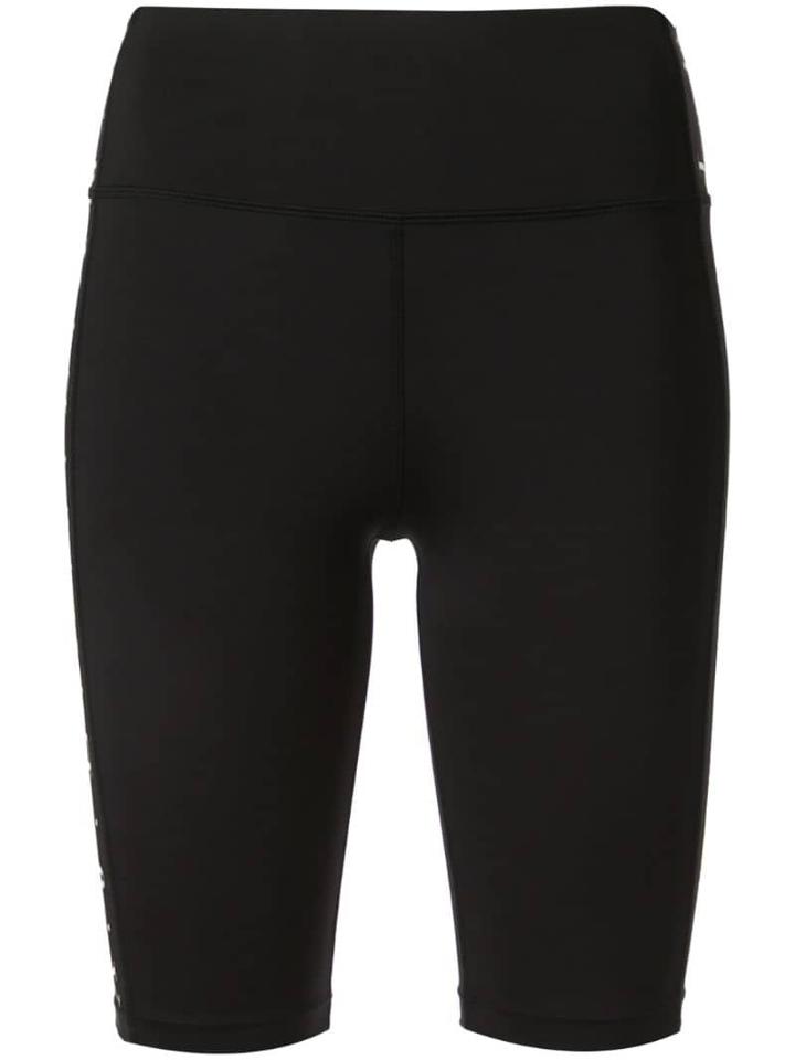 Aje Side Logo Fitted Shorts - Black