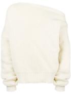 Raf Simons Oversized Buckle Detail Jumper - Nude & Neutrals