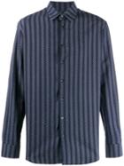 Giorgio Armani All-over Print Shirt - Blue