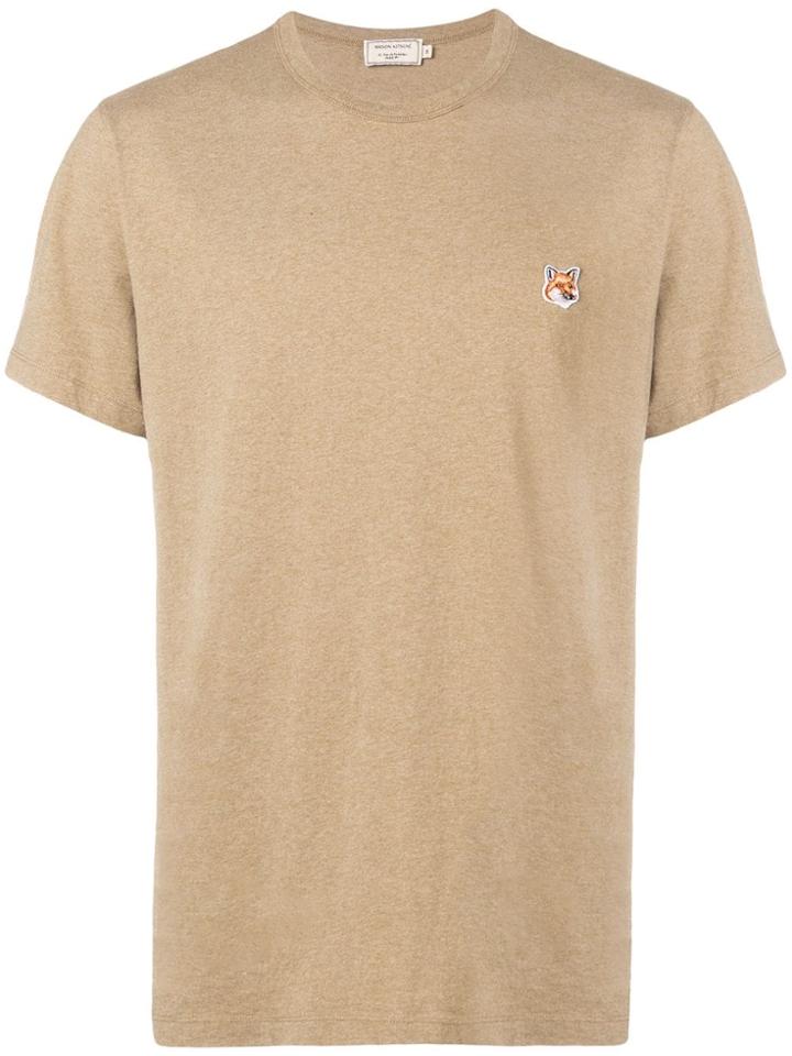 Maison Kitsuné Fox Patch T-shirt - Nude & Neutrals