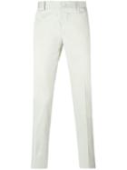 Etro Chino Trousers, Men's, Size: 50, Grey, Cotton/spandex/elastane