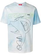 032c Tie-dye Print T-shirt - Blue