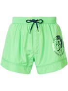 Diesel Printed Swim Shorts - Green