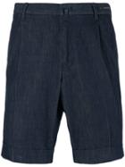 Pt01 Knee-length Shorts, Men's, Size: 48, Blue, Cotton/spandex/elastane