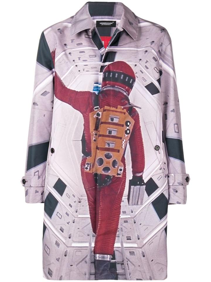 Undercover 2001: A Space Odyssey Print Coat - Pink & Purple