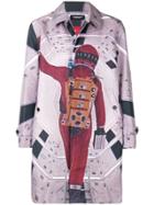 Undercover 2001: A Space Odyssey Print Coat - Pink & Purple