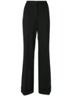 Dolce & Gabbana Flared Stitch Detail Trousers - Black