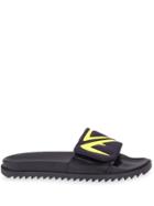 Fendi Diabolic Eyes Slides - Black