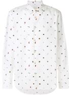 Paul Smith Mixed Motif Print Shirt - White