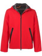 Rrd Zipped Hooded Jacket - Red