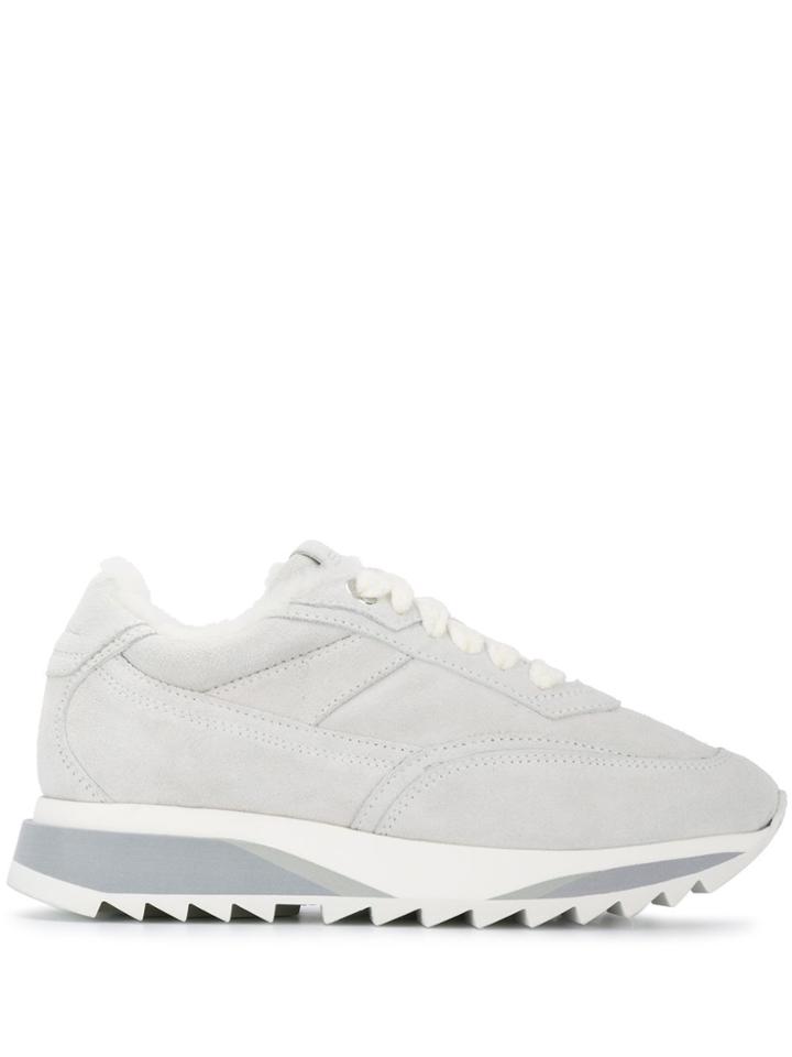 Santoni Tonal Low Top Sneakers - Grey