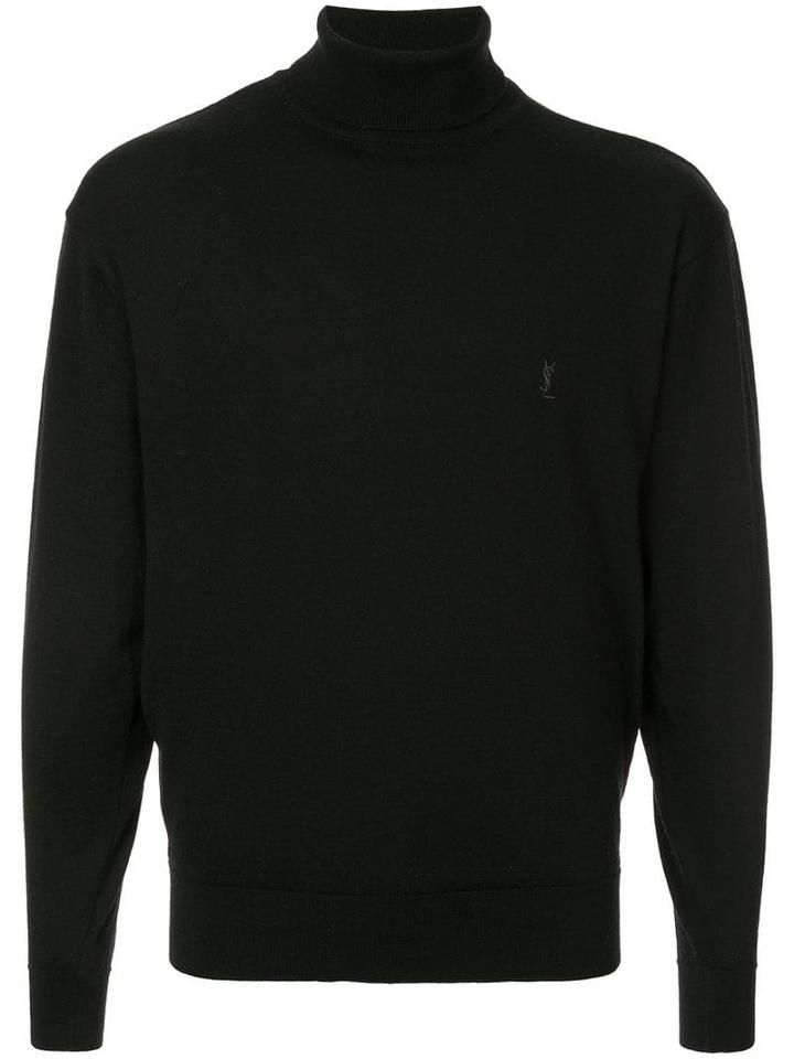 Yves Saint Laurent Pre-owned Turtleneck Jumper - Black