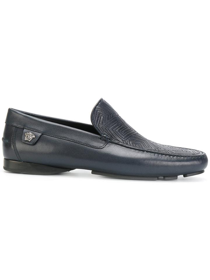Versace Slip-on Loafers - Blue