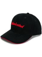 Intoxicated Embroidered Logo Cap - Black