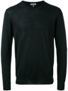 Lanvin - Crew Neck Sweater - Men - Wool - S, Black, Wool