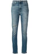 Calvin Klein Jeans Ripped Skinny Jeans - Blue