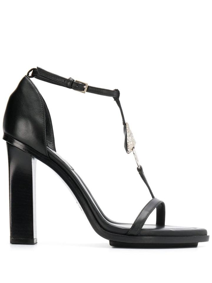 Versus Pre-owned 2000's Medusa Head Sandals - Black