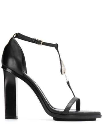 Versus Pre-owned 2000's Medusa Head Sandals - Black