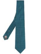 Canali Square Jacquard Tie - Blue