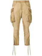 Dsquared2 Cropped Cargo Trousers - Neutrals