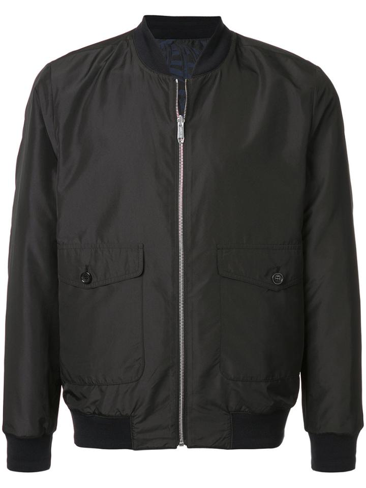 Cerruti 1881 Classic Bomber Jacket - Black