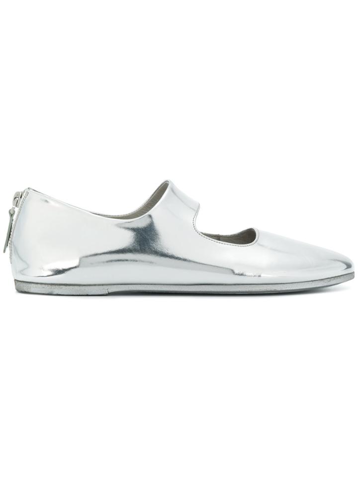 Marsèll Strap Ballerinas - Metallic