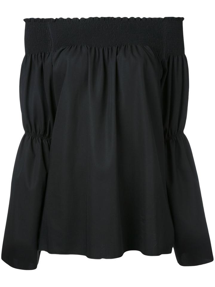 H Beauty & Youth - Off Shoulder Top - Women - Cotton - One Size, Black, Cotton